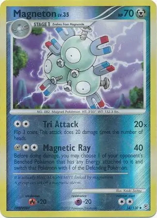Diamond & Pearl Magneton #54/130 reverse holo